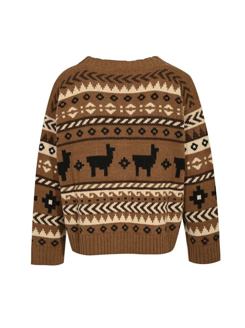 Cardigan Ovatta in jacquard di alpaca e lana WEEKEND MAX MARA | 2525346092600028